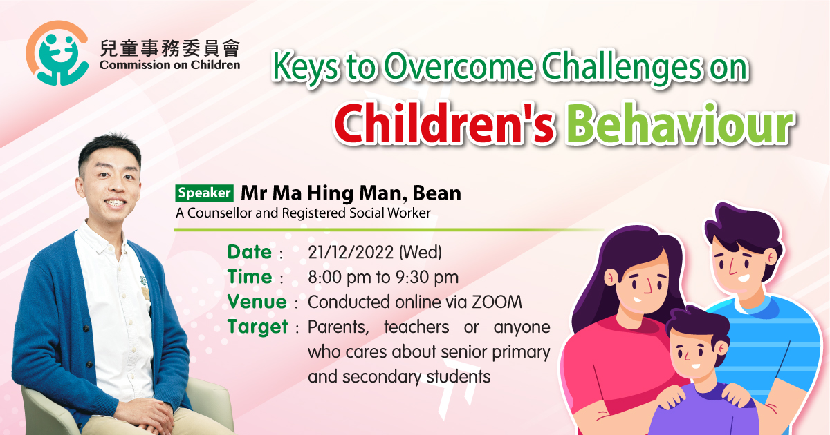 "Keys to Overcome Challenges on Children's Behaviour"